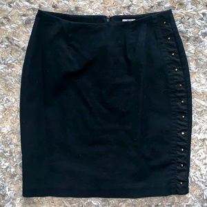 Petite Pencil Skirt With Studs